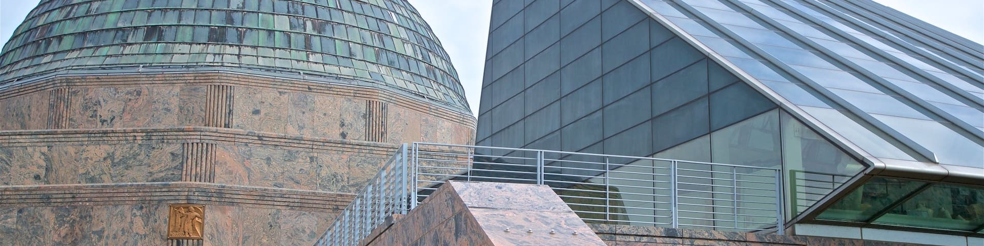Adler Planetarium and Astronomy Museum featuring modern architecture