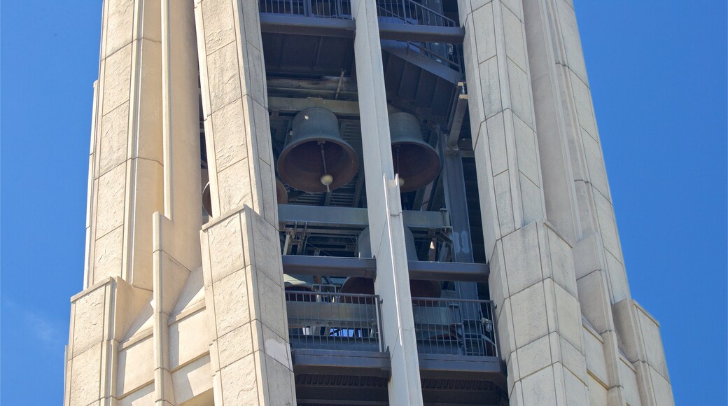 Moser Tower and Millennium Carillon showing heritage elements