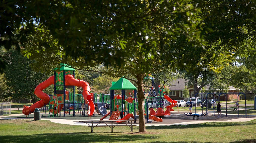 Hessel Park showing a playground