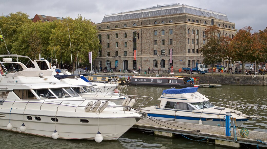Arnolfini Gallery featuring a bay or harbor