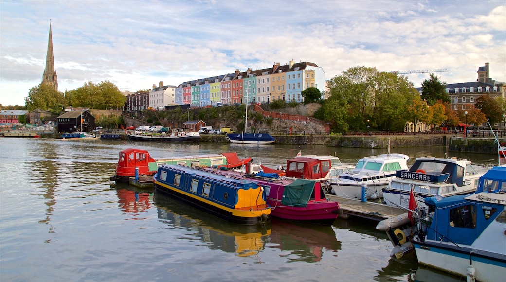 St. Mary Redcliffe Church which includes a bay or harbour