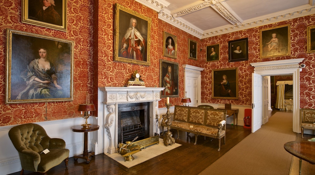 Lydiard Tregoze which includes a house, art and interior views