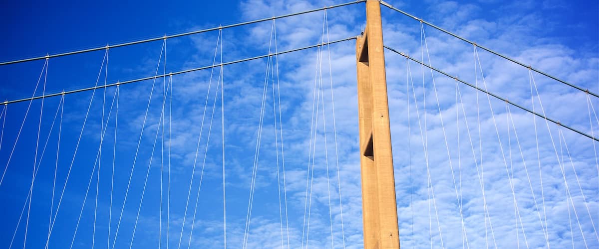 Humber Bridge which includes a bridge