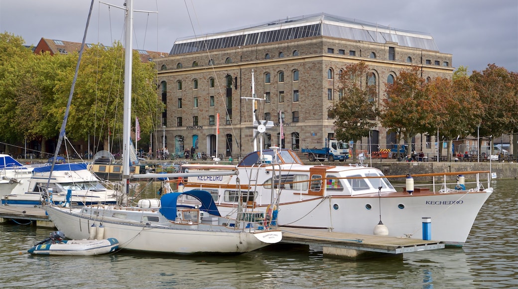 Arnolfini Gallery featuring a bay or harbour