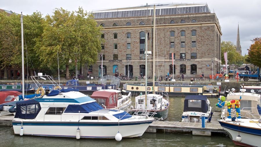 Arnolfini Gallery showing a bay or harbor