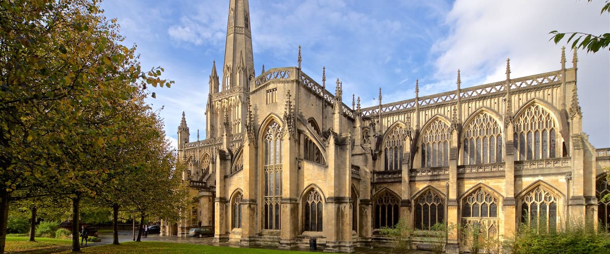 St. Mary Redcliffe Church featuring heritage architecture and a church or cathedral