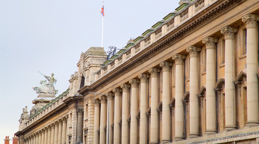 Hull Guildhall showing heritage elements