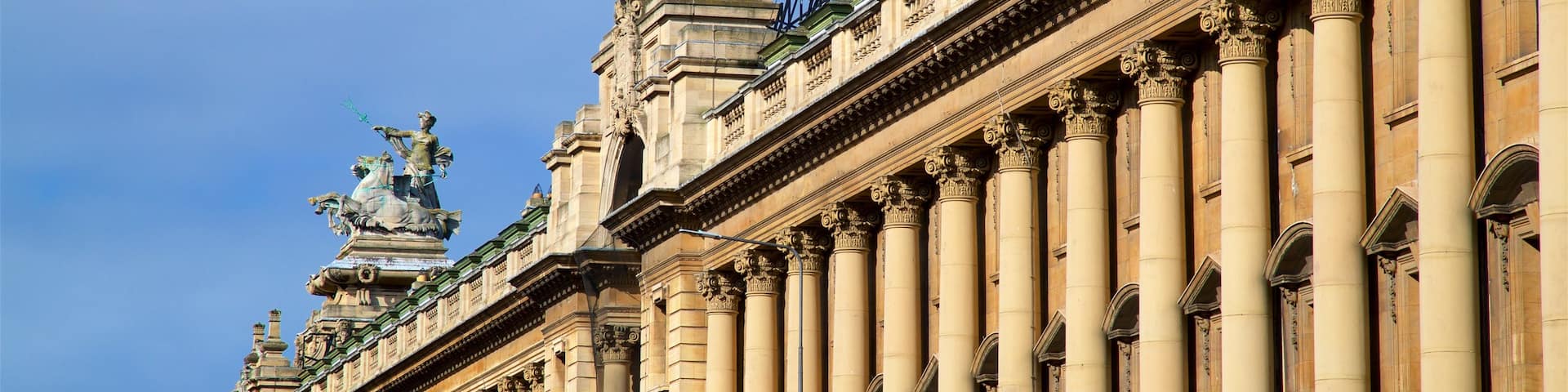 Hull Guildhall showing heritage elements