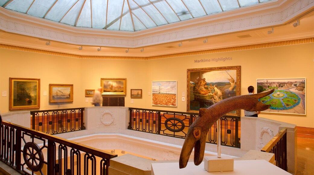 Ferens Art Gallery which includes art and interior views