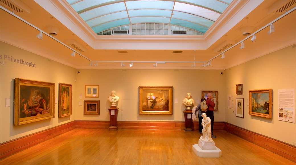 Ferens Art Gallery featuring art and interior views