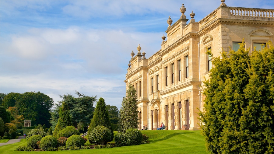 Brodsworth Hall which includes a garden and heritage architecture