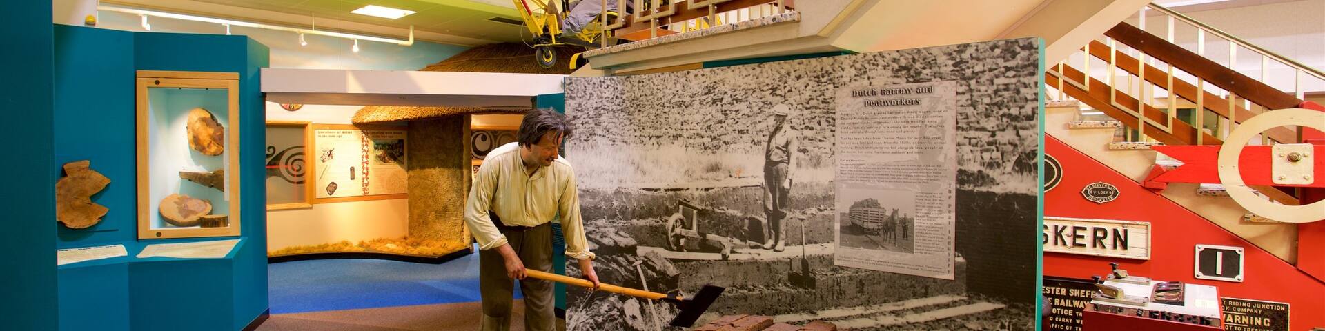 Doncaster Museum and Art Gallery which includes interior views