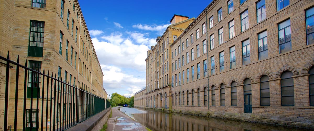 Salts Mill featuring a river or creek
