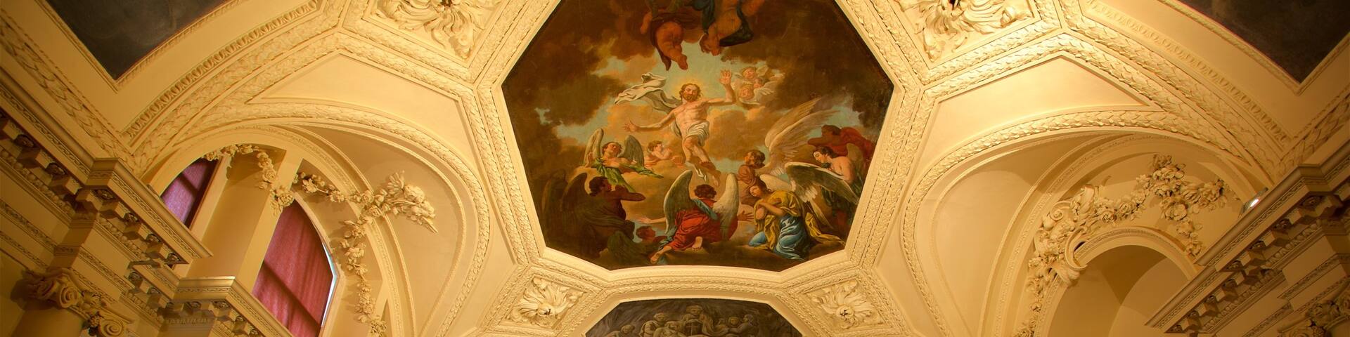 Cusworth Hall which includes heritage elements, art and interior views