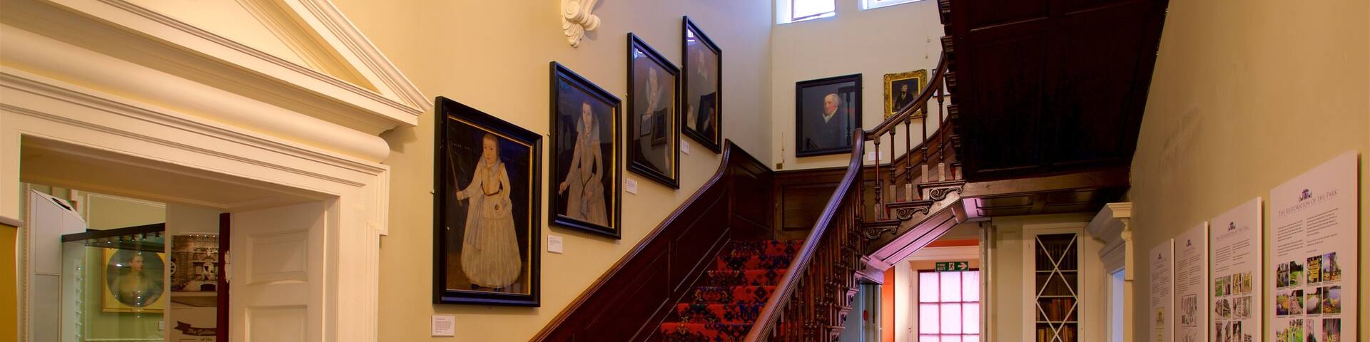 Cusworth Hall featuring a house and interior views