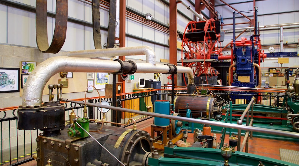 Markham Grange Steam Museum showing heritage elements and interior views