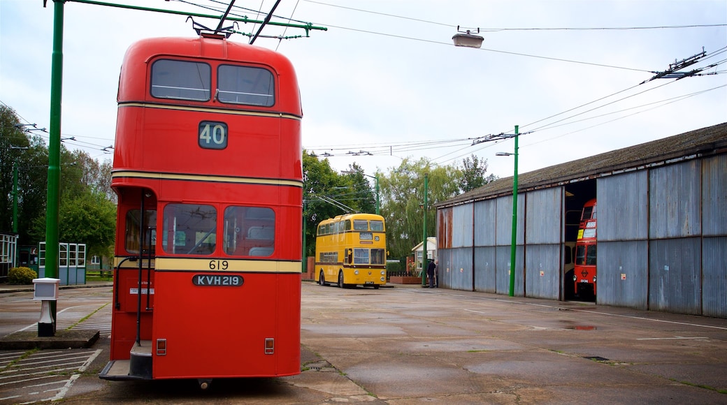 The Trolleybus Museum at Sandtoft presenterar historiska element