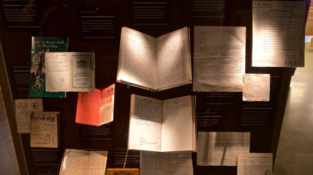 Bletchley Park som inkluderar interiörer