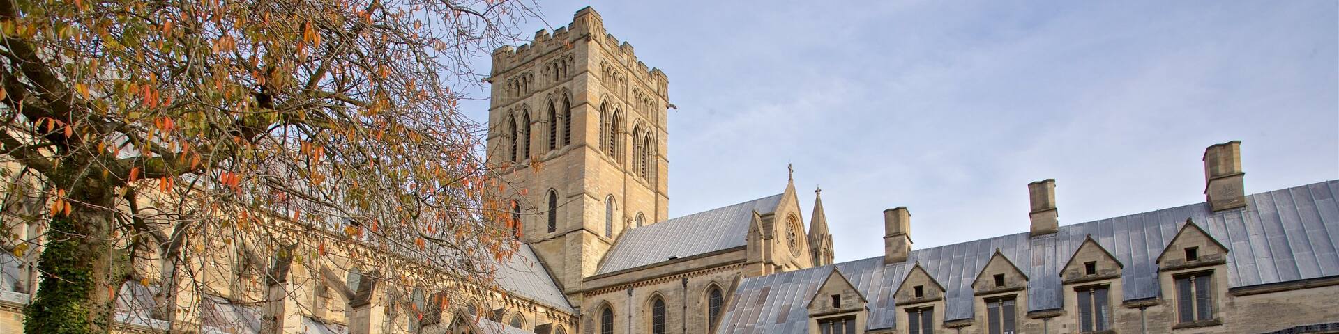 Saint John the Baptist which includes heritage architecture and a garden