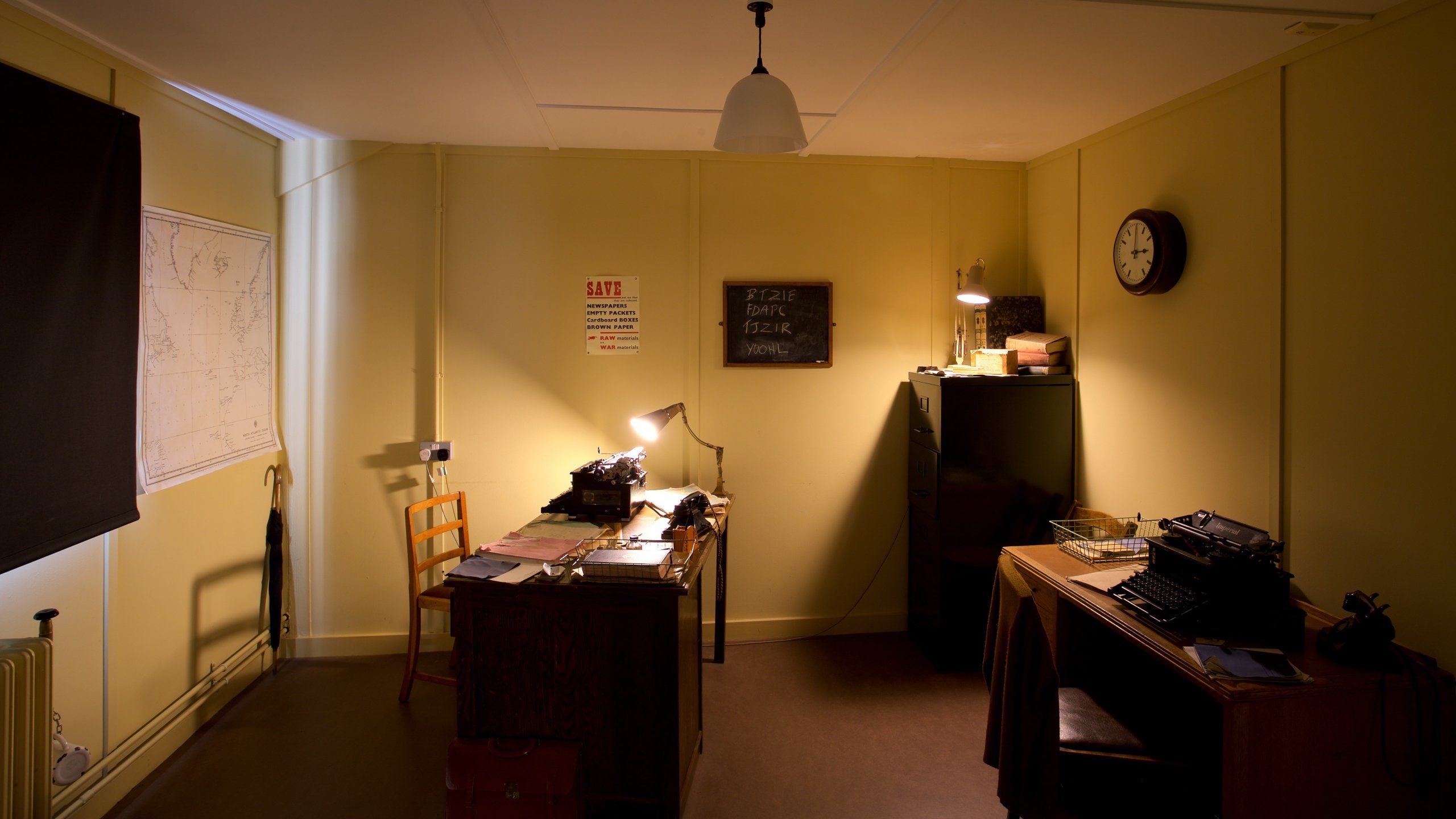 Bletchley Park showing interior views