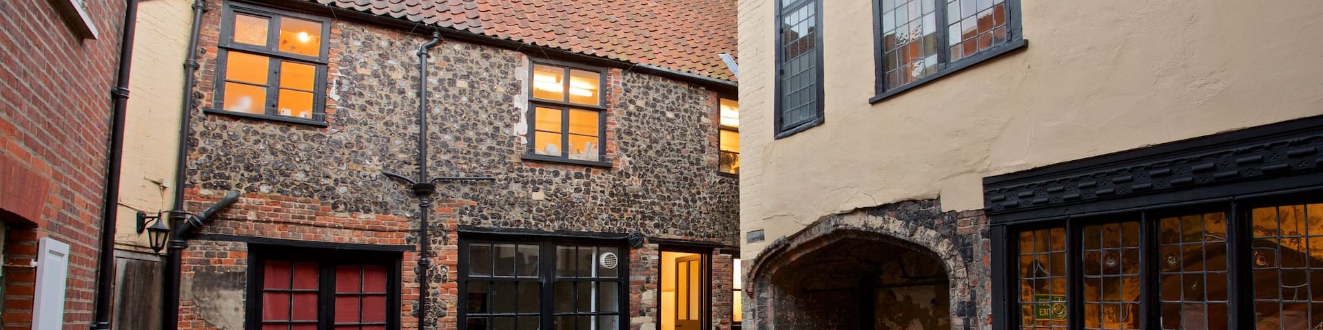 Strangers Hall Garden featuring heritage elements