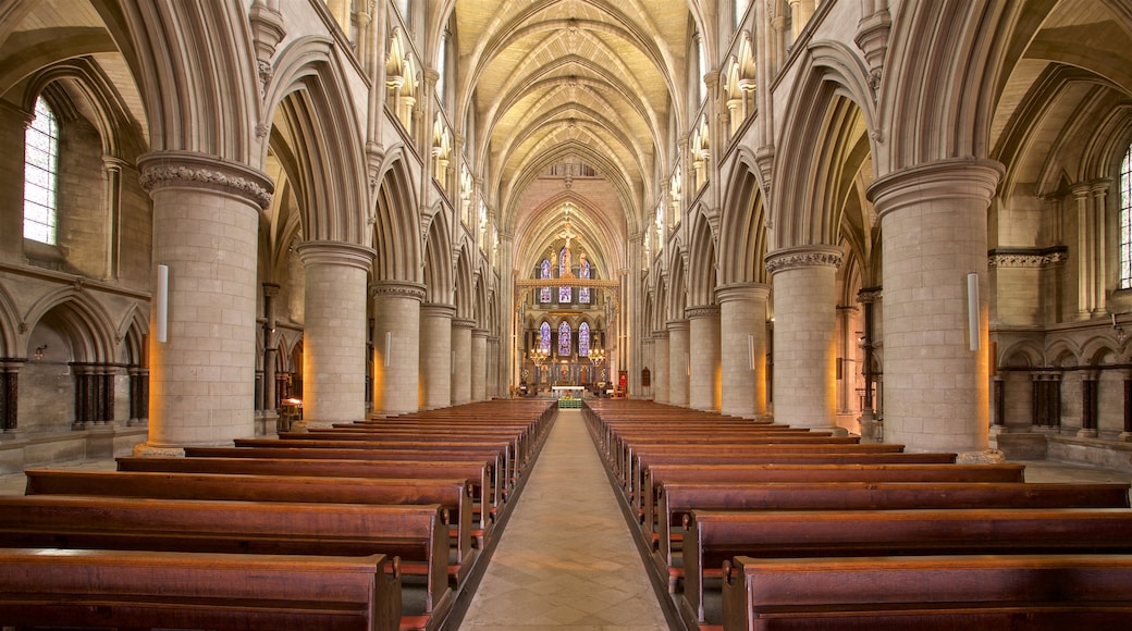 Saint John the Baptist showing a church or cathedral, heritage elements and interior views