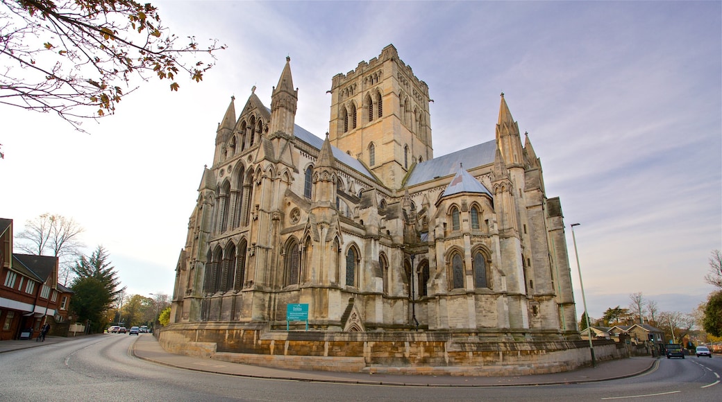 Saint John the Baptist showing heritage architecture and a church or cathedral