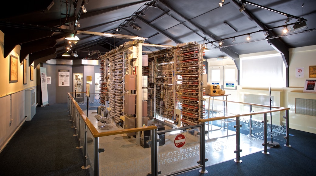 The National Museum of Computing showing interior views