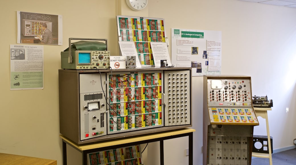 The National Museum of Computing showing interior views