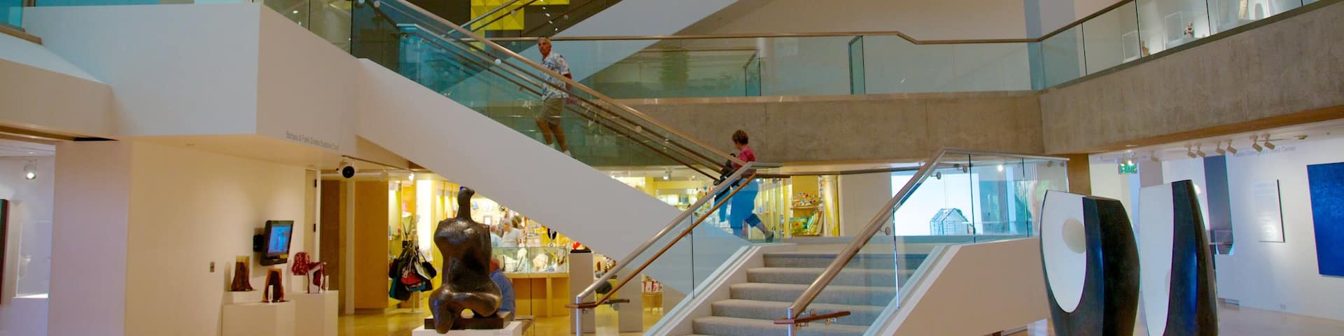 Palm Springs Art Museum which includes interior views