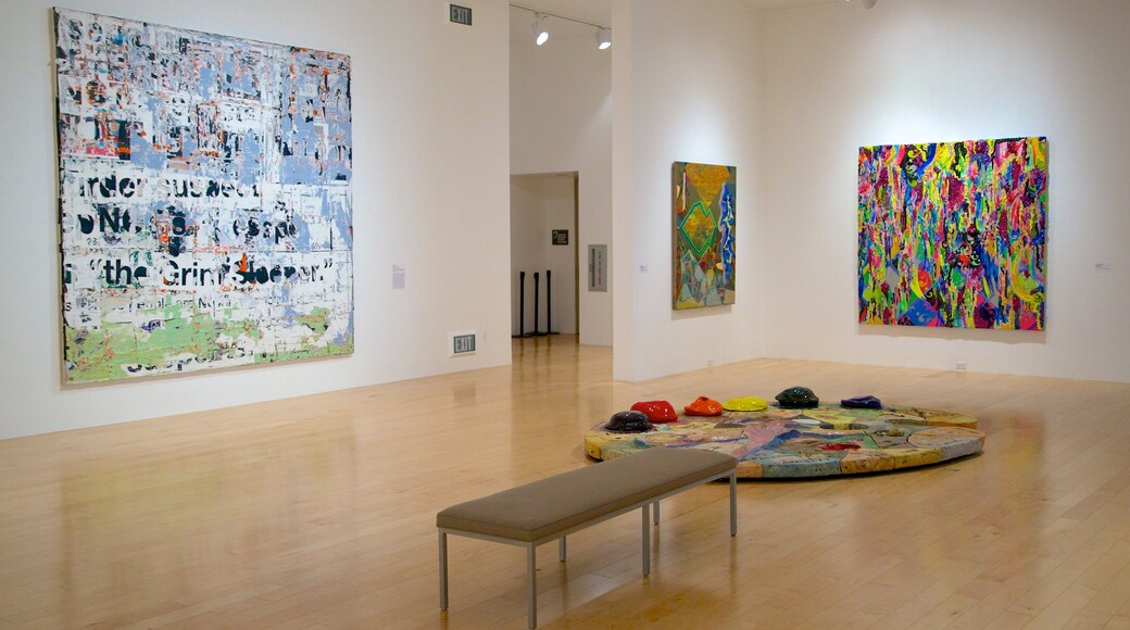 Palm Springs Art Museum featuring interior views