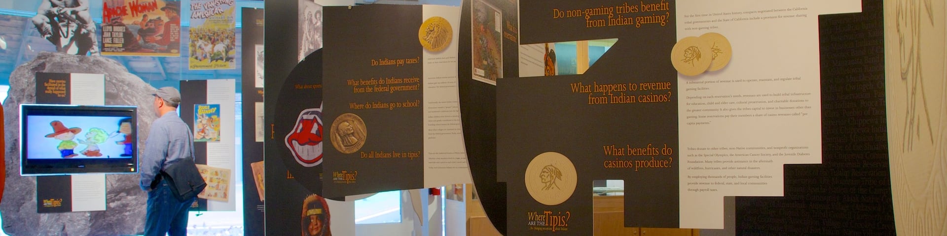 Agua Caliente Cultural Museum which includes interior views as well as an individual male