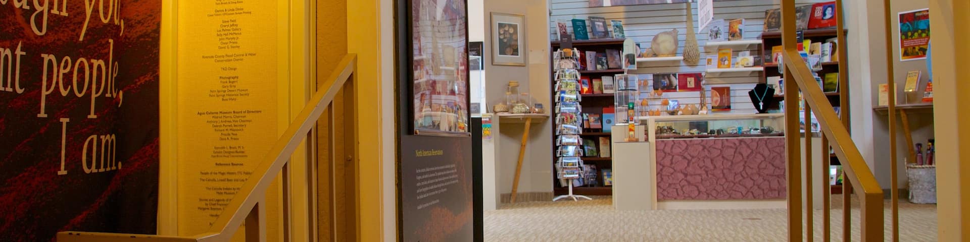 Agua Caliente Cultural Museum which includes interior views