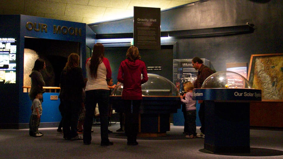 Fleischmann Planetarium and Science Center showing interior views
