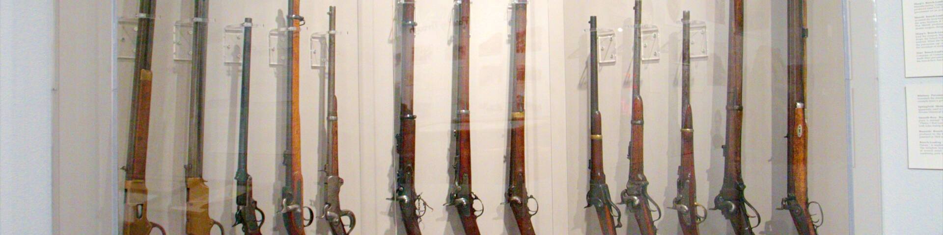 Nevada Historical Society featuring military items and interior views