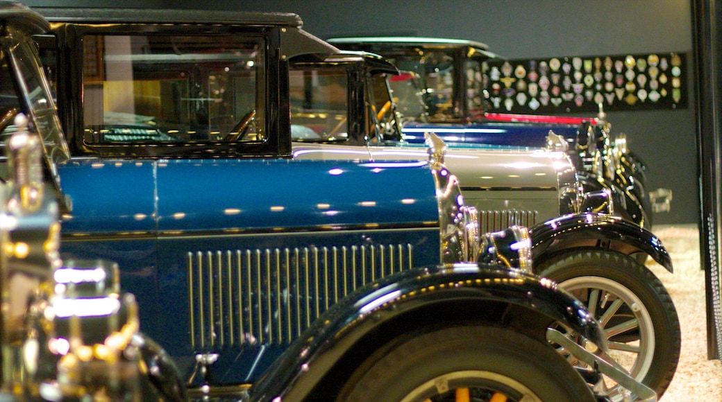 National Automobile Museum showing interior views