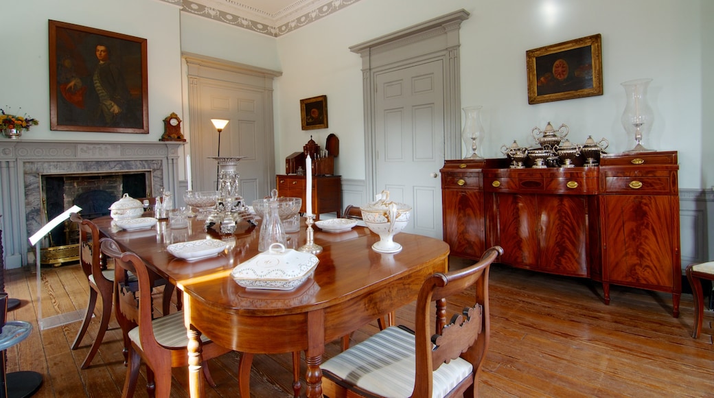 Joseph Manigault House showing interior views