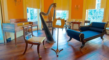 Nathaniel Russell House featuring interior views