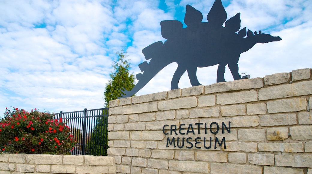 Creation Museum que incluye señalización