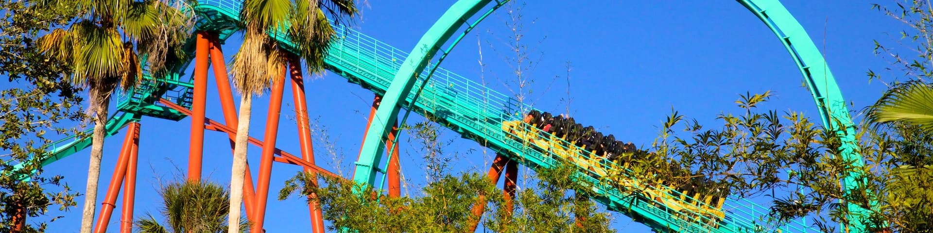 Busch Gardens mostrando paseos