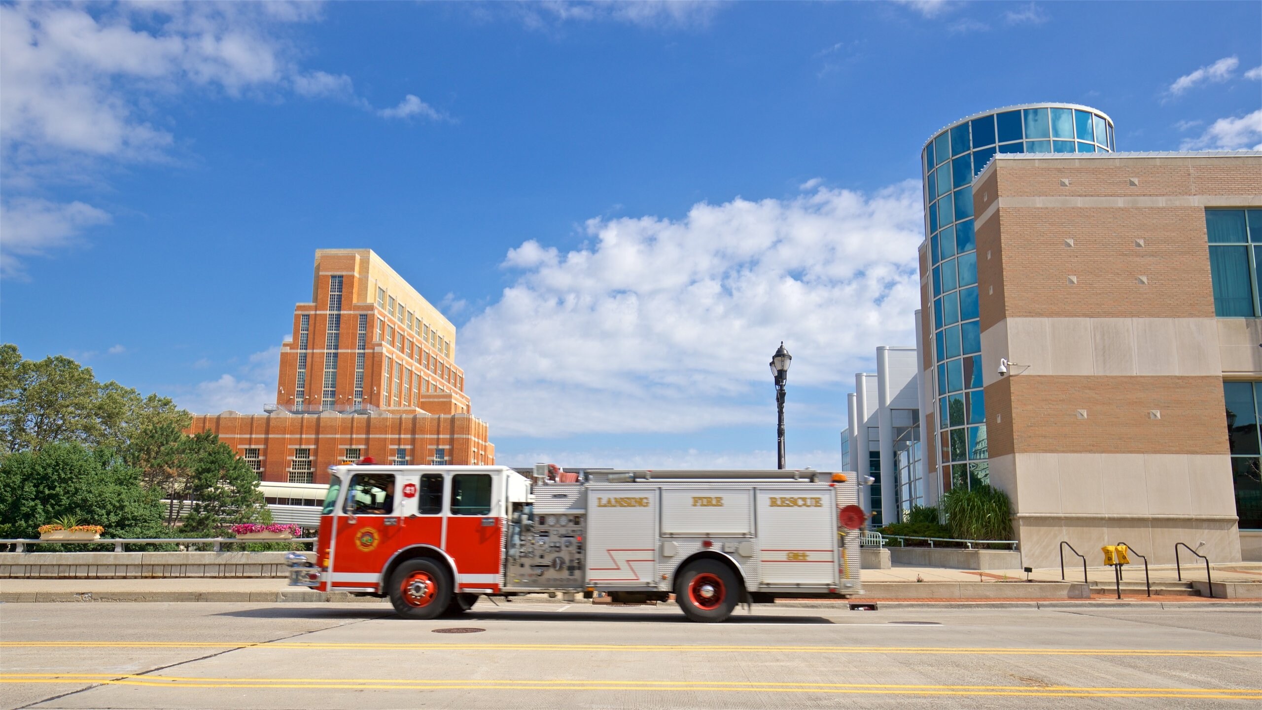 Lansing showing a city