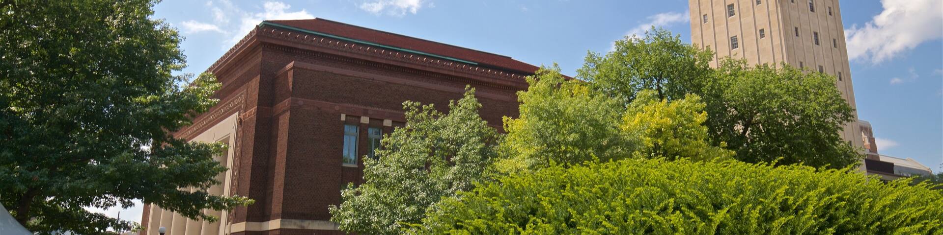 Hill Auditorium showing heritage elements