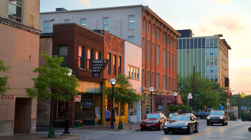 Ann Arbor showing a sunset