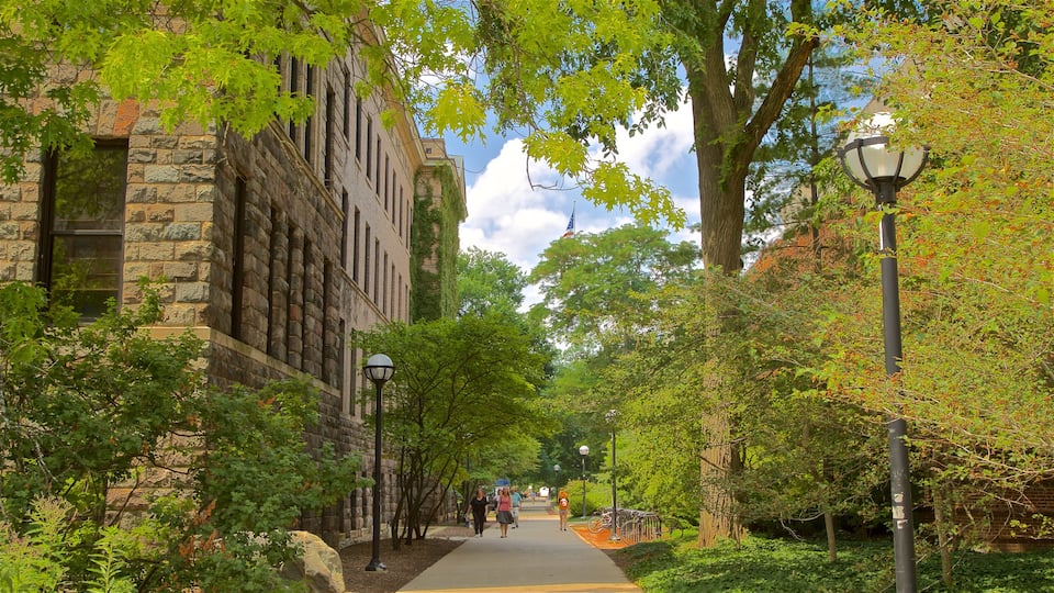 Universiteit van Michigan inclusief een tuin