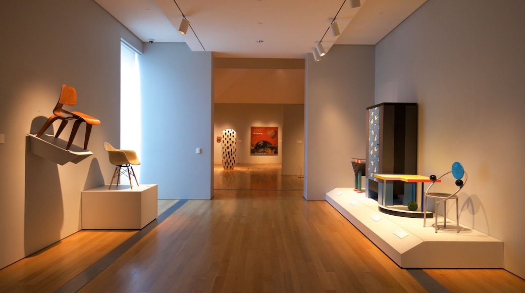 Grand Rapids Art Museum which includes interior views and art