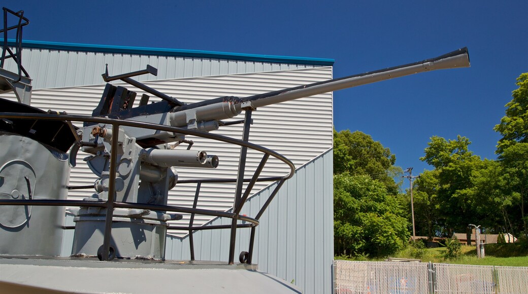 USS Silversides showing military items