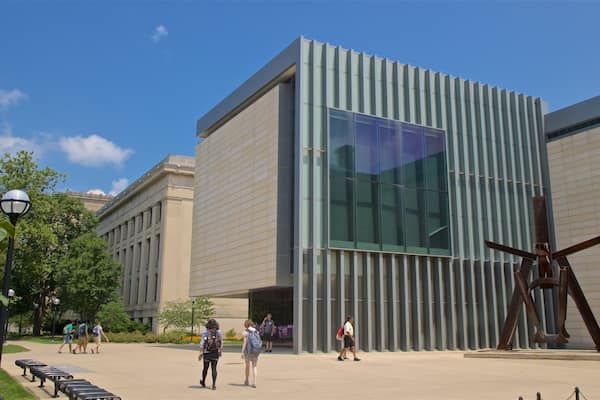 University of Michigan Museum of Art which includes modern architecture as well as a couple