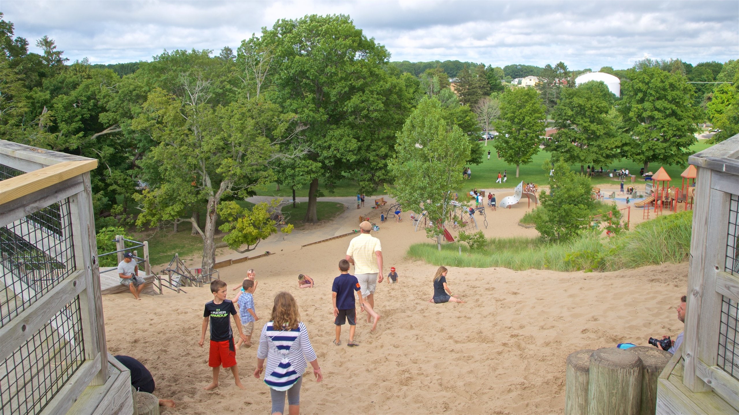 Tunnel Park which includes a park as well as children