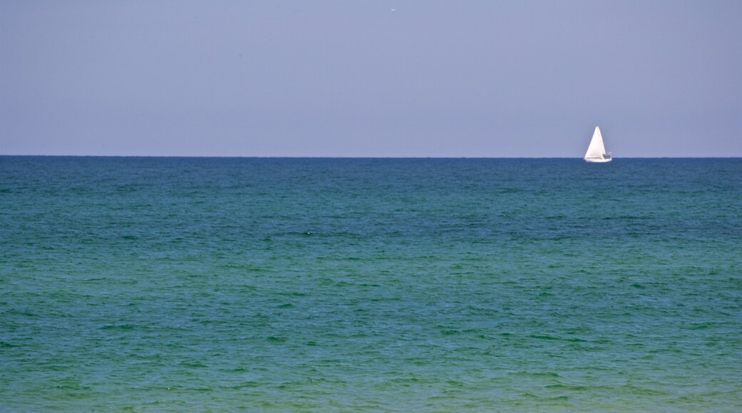 Muskegon State Park featuring general coastal views, landscape views and sailing
