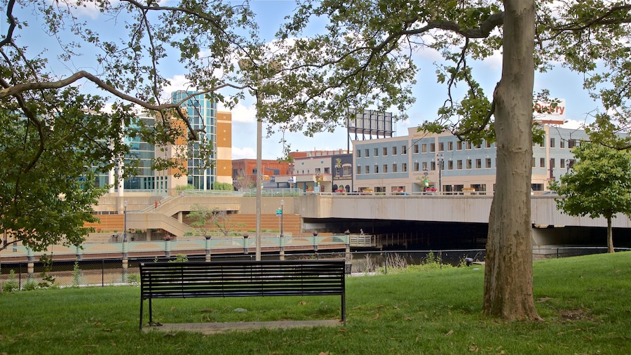 Wentworth Park featuring a city, a bridge and a park
